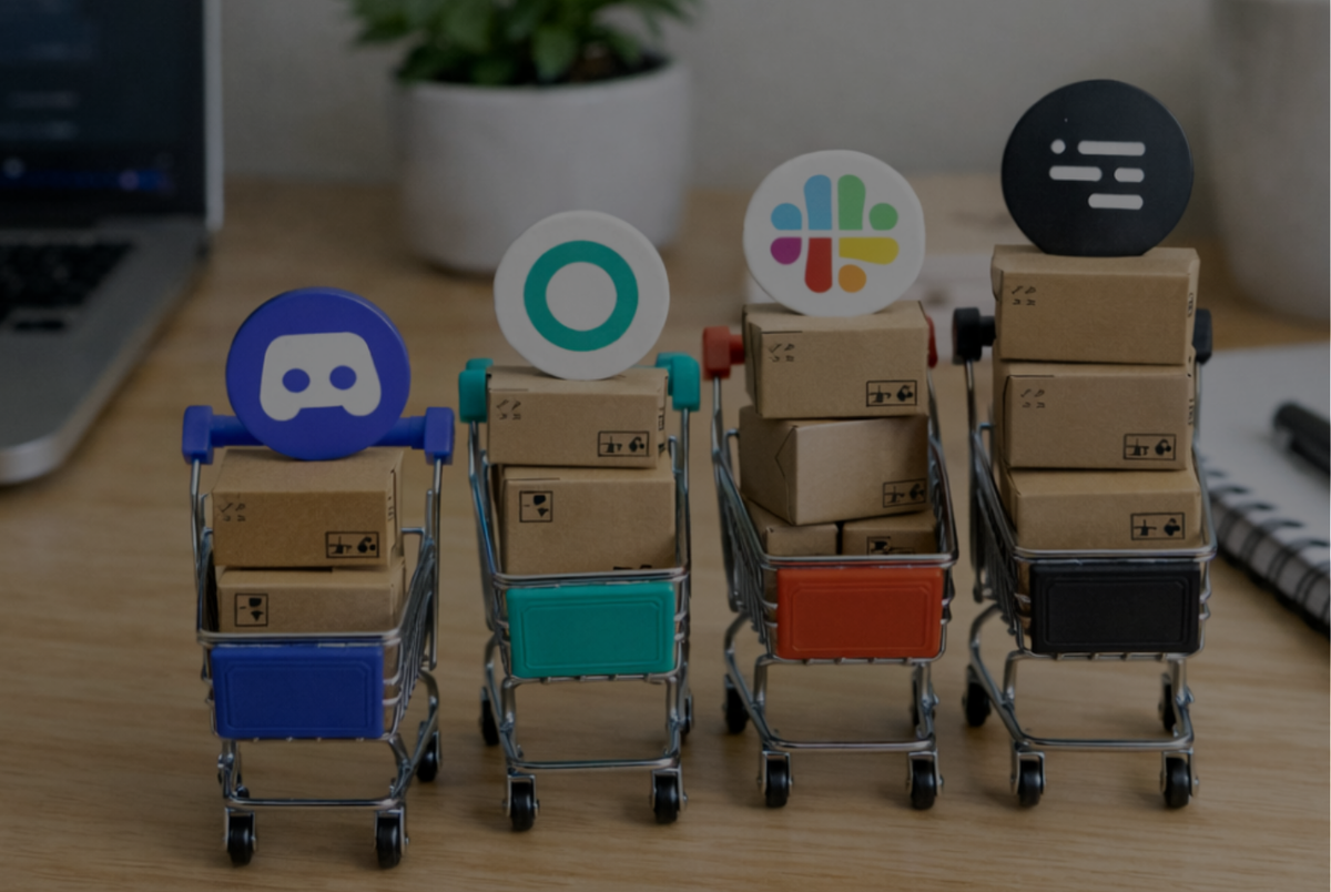 Crescimento de Plataformas Próprias: Discord, Circle, Slack e Ghost